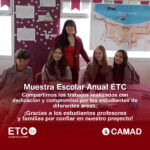 Muestra Escolar Anual ETC